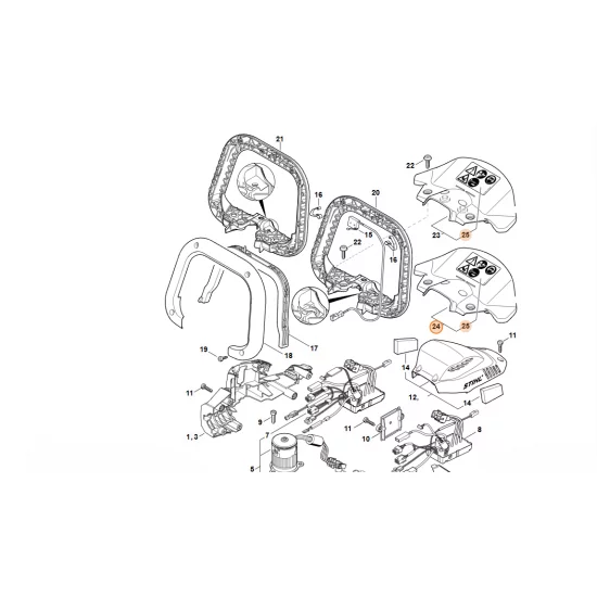 STIHL  Osłona dłoni 4869 790 9100